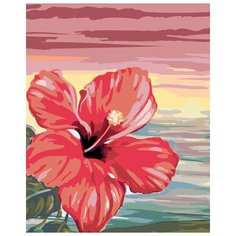 Картина по номерам Живопись по Номерам "Гибискус", 40x50 см