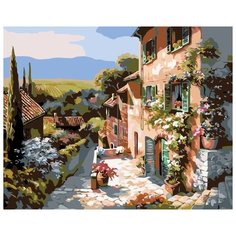 Картина по номерам Живопись по Номерам "Солнечная улица", 40x50 см