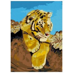 Картина по номерам Color Kit "Тигрёнок", 30x40 см