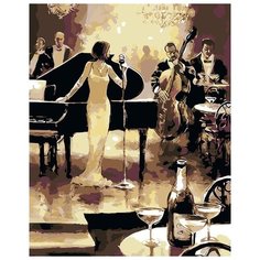 Картина по номерам Живопись по Номерам "Вечер джаза", 40x50 см