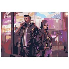 Картина по номерам Живопись по Номерам "Киберпанк", 40x60 см