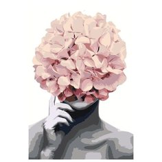 Картина по номерам Живопись по Номерам "Цветочная голова 9", 40x60 см