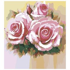 Картина по номерам Живопись по Номерам "Розовое трио", 40x50 см