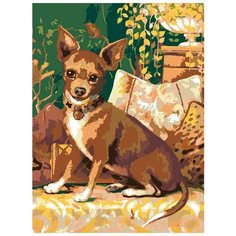 Картина по номерам Живопись по Номерам "Той-терьер", 30x40 см