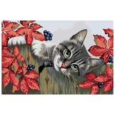 Картина по номерам Живопись по Номерам "Сосед по даче", 40x60 см