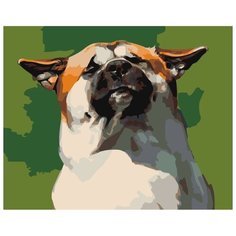 Картина по номерам Живопись по Номерам "Довольный пёс", 40x50 см