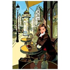 Картина по номерам Живопись по Номерам "Парижанка", 40x60 см