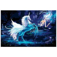 Картина по номерам Живопись по Номерам "Магия волшебного леса. Единорог", 40x60 см