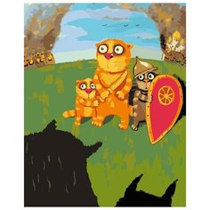 Картина по номерам Живопись по Номерам "Деревянная сабелька", 40x50 см