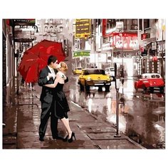 Картина по номерам Цветной "Вдвоем в Нью-Йорке", 40x50 см