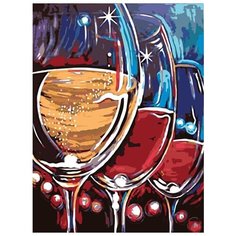 Картина по номерам Живопись по Номерам "Бокалы", 30x40 см