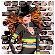 Картина по номерам Color Kit "Модница", 30x30 см