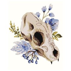 Картина по номерам Живопись по Номерам "Череп 4", 40x50 см