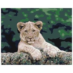 Картина по номерам Живопись по Номерам "Львёнок", 40x50 см