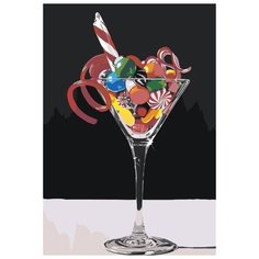 Картина по номерам Живопись по Номерам "Сладкий коктейль", 40x60 см