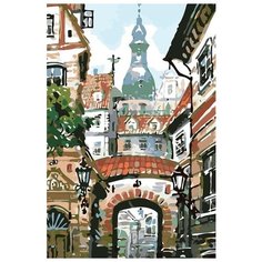 Картина по номерам Живопись по Номерам "Уют старого города", 40x60 см