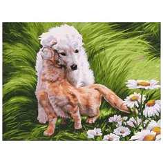 Картина по номерам Белоснежка "Обожание" Елены Самарской, 30x40 см