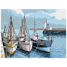 Картина по номерам Цветной "Яхт-клуб", 30x40 см