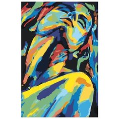 Картина по номерам Живопись по Номерам "Чувственная девушка", 40x60 см