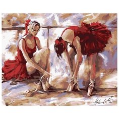 Картина по номерам Цветной (Premium) "Балерины", 40x50 см