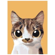 Картина по номерам Живопись по Номерам "Усатик", 30x40 см