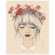 Картина по номерам Живопись по Номерам "Цветочный венок", 40x50 см