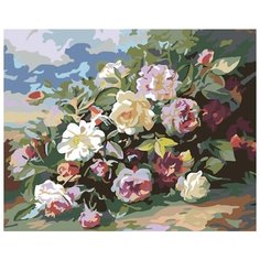 Картина по номерам Живопись по Номерам "Букет роз", 40x50 см