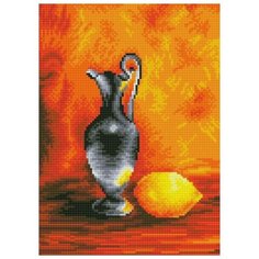 Алмазная вышивка Цветной "Кувшин с лимоном", 40x30