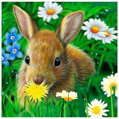 Алмазная мозаика "Привет, утро", 20x20 см Алмазное хобби