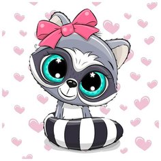 Алмазная мозаика "Любопытная Лора", 20x20 см Гранни