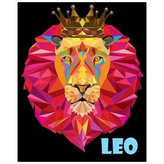 Алмазная мозаика "Leo", 17x21 см Color KIT