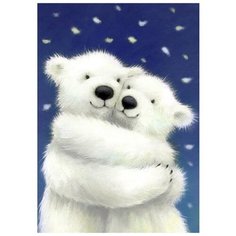 Алмазная мозаика "Снежно-нежно", 19x27 см Гранни