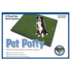 Туалет для собак средних и больших пород с травкой Pet Potty Big (1 шт)