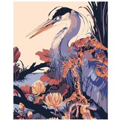 Картина по номерам «Цапля», 40x50 см, Живопись по Номерам
