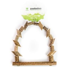 Игрушка для птиц Zoobaloo Качели из брусочков 23 x 15 см
