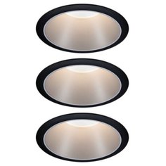 Светильник встраиваемый EBL Name Coin 3StepDim 3x6,5W sw/si/Kst Paulmann