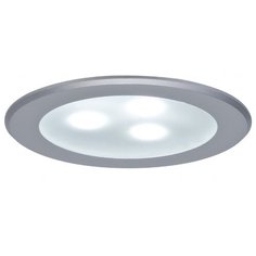 Светильник встраиваемый круглый мебельный LED 3x3W алюминий (транс 12VA) (cd 70) 6500К 98351 Paulmann