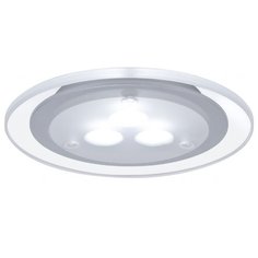 Светильник встраиваемый круглый мебельный LED 3x3W хром матовый/акрил (транс 12VA) (cd 75) 330 98352 Paulmann