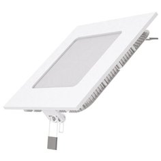 Встраиваемый светильник Gauss ультратонкий квадратный IP20 6W,120х120х22, Ø105х105, 3000K 360лм 1/20