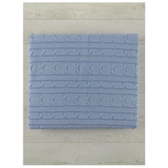 Плед детский вязаный Warm Whiff D-03П Хлопок Голубой