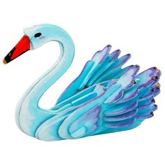 Деревянный конструктор-раскраска Robotime лебедь Swan