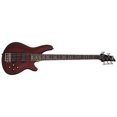 Бас-гитара Schecter Omen-5 walnut satin