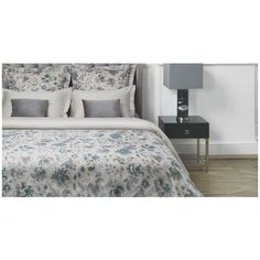 Постельное белье 2-спальное ECOTEX Новеллика Пикассо, сатин-люкс, 70 х 70 и 50 х 70 см, бежевый