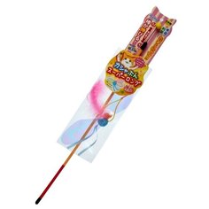 Игрушка для кошек Japan Premium Pet "Супер длинная удочка" с выдвигающимся механизмом спиннинга в виде птички