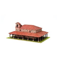 Сборная модель из керамики Domus Kits Церковь Сан Адриан, конструктор, Масштаб 1:65, DMS40097