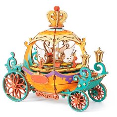 Деревянный музыкальный конструктор Robotime сказочная карета Pumpkin Carriage