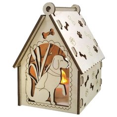 Домик с подсветкой "Кот - пёс", 8 деталей СИМВОЛИК
