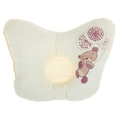 Подушка анатомическая Крошкин дом "Шоколадный мишка", 20*25 см