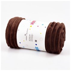Детский плед 100х120 горький шоколад Under the Blanket