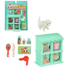 ИГРОЛЕНД Набор игровой Фигурки питомцев с аксессуарами, пластик, 20 28 6,5см, кошка